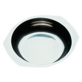 side dish bowl 200 ml stainless steel round L 120 mm H 35 mm with handle product photo