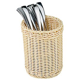 cutlery basket woll white 1 compartment  Ø 120 mm  H 150 mm product photo