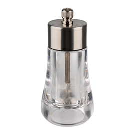 salt mill acrylic transparent • grinder made of stainless steel product photo