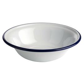 bowl 0.45 ltr Ø 165 mm ENAMELWARE enamel white | blue H 45 mm product photo