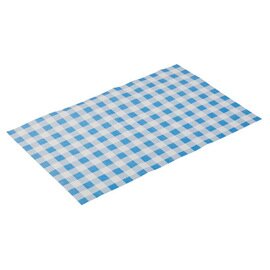 waxed paper blue checkers SNACKHOLDER  L 420 mm  B 250 mm | 500 pieces product photo