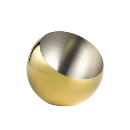 bowl SPHERE stainless steel golden coloured 800 ml product photo