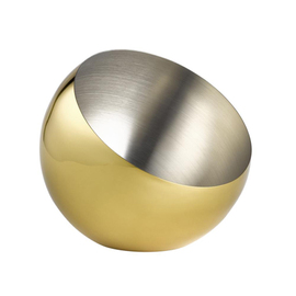 bowl SPHERE stainless steel golden coloured 2 ltr product photo