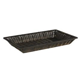 basket SUPERSTRONG GN 1/1 PP black | brown 530 mm x 325 mm H 65 mm product photo
