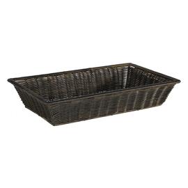 basket SUPERSTRONG GN 1/1 PP black | brown 530 mm x 325 mm H 100 mm product photo