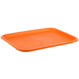 fast food tray polypropylene orange 350 mm x 270 mm H 20 mm product photo
