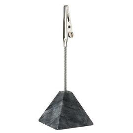 sign holder • marble grey pyramide L 35 mm x 35 mm H 100 mm | 4 pieces product photo
