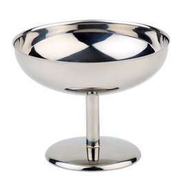 Ice and dessert dish, 18/8 stainless steel polished, shapely design, high-quality design, Ø 9 cm, H 10 cm product photo