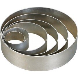 CLEARANCE | Cake ring, aluminum, dishwasher safe, seam welded, Ø 20 cm, H 6 cm product photo