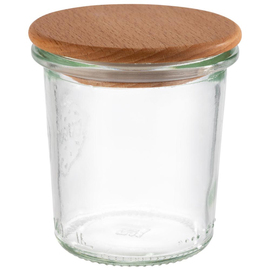 Weck® preserving jars with lid 140 ml with wooden lid Ø 60 mm H 70 mm product photo