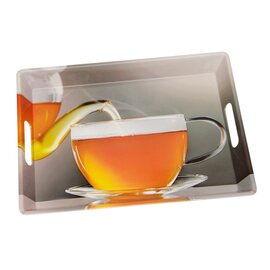 Serving tray &quot;tea&quot;, 41 x 33 cm, height 4 cm product photo