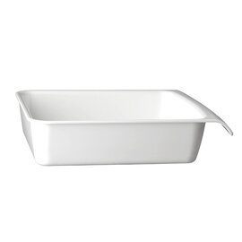 bowl CASCADE 3650 ml melamine white 325 mm  x 265 mm  H 75 mm product photo