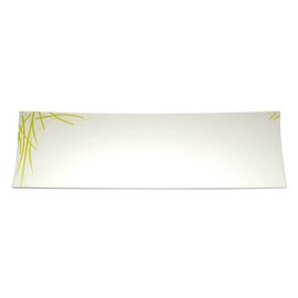 GN tray &quot;Asia Line&quot;, GN 2/4, 53 x 16,2 cm, height 2,8 cm, white with decor green product photo