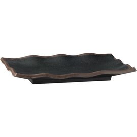 tray MARONE plastic black brown  L 225 mm  B 150 mm  H 30 mm product photo