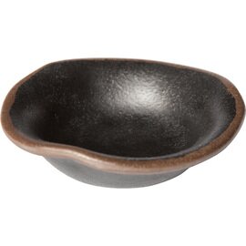 bowl chestnut 400 ml melamine black Ø 115 mm  H 30 mm product photo