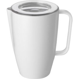 jug plastic melamine SAN with lid white 2000 ml H 210 mm product photo