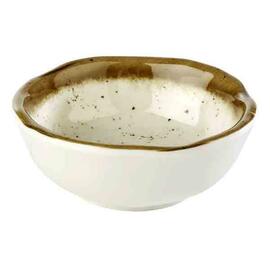 bowl STONE ART 0.07 ltr Ø 80 mm melamine white | brown H 30 mm product photo