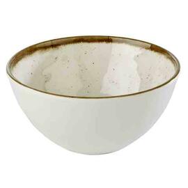 bowl 0.6 ltr Ø 150 mm STONE ART melamine white | brown H 75 mm product photo