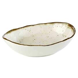 bowl 1.2 ltr 285 mm x 210 mm STONE ART melamine white | brown H 75 mm product photo