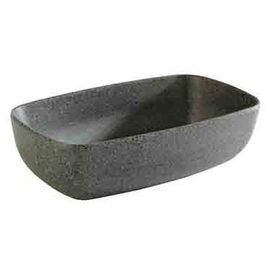 bowl FRIDA STONE 500 ml melamine anthracite stone look 176 mm  x 108 mm  H 55 mm product photo