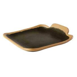 plate CROCKER 140 mm x 130 mm terracotta | black product photo