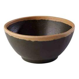 bowl CROCKER 0.37 l Ø 125 mm melamine terracotta | black H 60 mm product photo