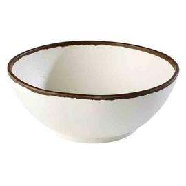 bowl CROCKER 1.45 ltr Ø 210 mm melamine white | brown H 80 mm product photo