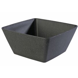 bowl FRIDA STONE 3500 ml melamine anthracite stone look 250 mm  x 250 mm  H 120 mm product photo