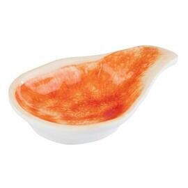 bowl MINI COLOUR 20 ml melamine white orange 125 mm  x 90 mm  H 35 mm product photo