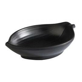bowl MINI LEAF 40 ml melamine black 105 mm  x 75 mm  H 25 mm product photo