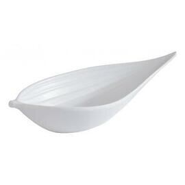 bowl MINI LEAF 50 ml melamine white 145 mm  x 60 mm  H 30 mm product photo