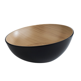 bowl FRIDA LOCK 1000 ml melamine black Ø 215 mm  H 70 - 85 mm product photo