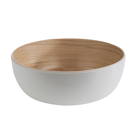 bowl FRIDA 1800 ml melamine white Ø 215 mm  H 75 mm product photo