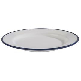plate ENAMEL LOOK Ø 205 mm white | blue product photo