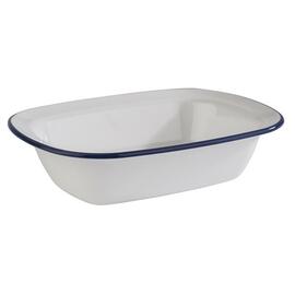 bowl ENAMEL LOOK 0.25 ltr 155 mm x 115 mm melamine white | blue H 35 mm product photo