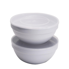 set Casual melamine white Ø 200 mm H 90 mm | 4-part 1800 ml product photo