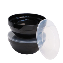 set Casual melamine black Ø 200 mm H 90 mm | 4-part 1800 ml product photo