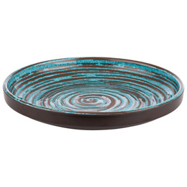 plate Ø 180 mm CANCUN blue | brown product photo