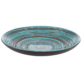 plate deep Ø 255 mm CANCUN blue | brown product photo