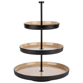 etagère FRIDA beige | black Ø 320 mm H 430 mm product photo