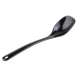 All-purpose spoon, melamine, black, spoon size: 8 x 7 cm, length: 30.5 cm product photo