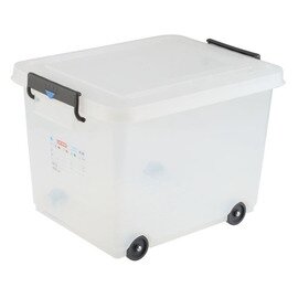 Transport container / storage box, with lid, polypropylene, stackable, 53 x 40 x H 38 cm, capacity: 60 ltr product photo