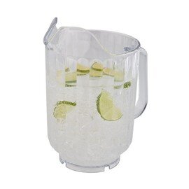 pitcher CLASSIC plastic polycarbonate transparent with relief 1500 ml H 210 mm product photo