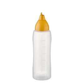 squeeze bottle 750 ml transparent yellow Ø 70 mm H 255 mm product photo