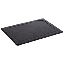 natural slate platter black 330 mm x 240 mm H 10 mm product photo