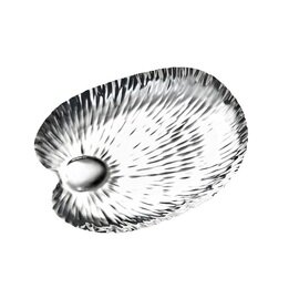 Leaf Bowl, flat, stainless steel, 32 x 29 x H 3,5 cm product photo