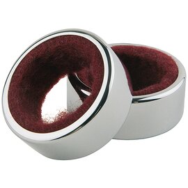 drip catcher stainless steel felt shiny round Ø 40 mm  H 15 mm product photo