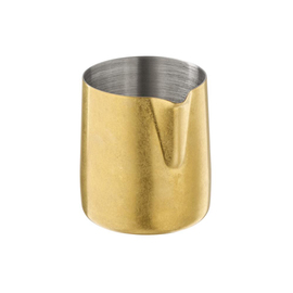 pouring jug FLOW stainless steel golden coloured 150 ml product photo