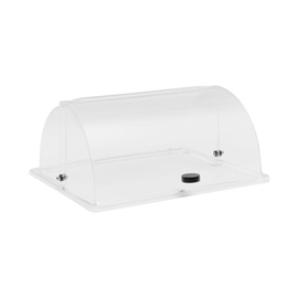 rolltop hood GN 1/2 acrylic H 150 mm product photo