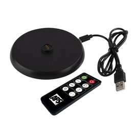 rechargeable table lamp MERLE MICRO brown H 200 mm product photo  S